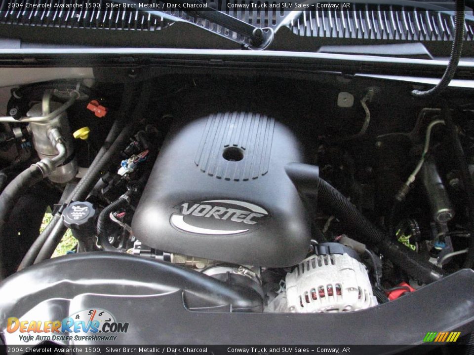 2004 Chevrolet Avalanche 1500 Silver Birch Metallic / Dark Charcoal Photo #20