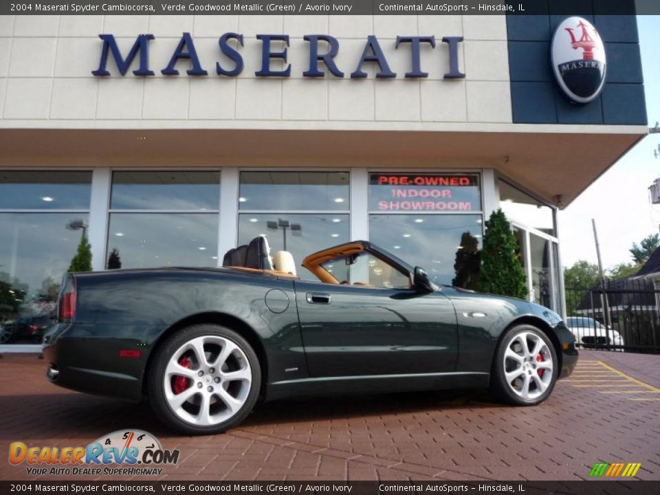 2004 Maserati Spyder Cambiocorsa Verde Goodwood Metallic (Green) / Avorio Ivory Photo #1