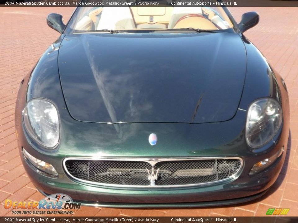 2004 Maserati Spyder Cambiocorsa Verde Goodwood Metallic (Green) / Avorio Ivory Photo #6