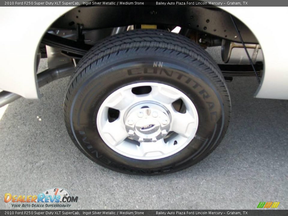 2010 Ford F250 Super Duty XLT SuperCab Ingot Silver Metallic / Medium Stone Photo #7
