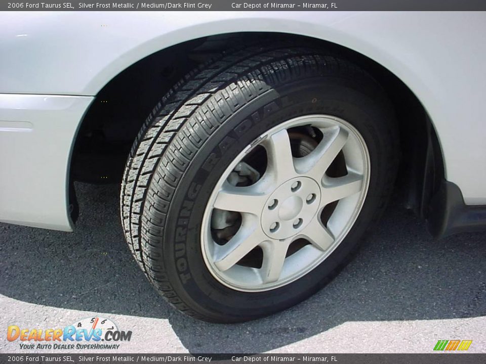 2006 Ford Taurus SEL Silver Frost Metallic / Medium/Dark Flint Grey Photo #16