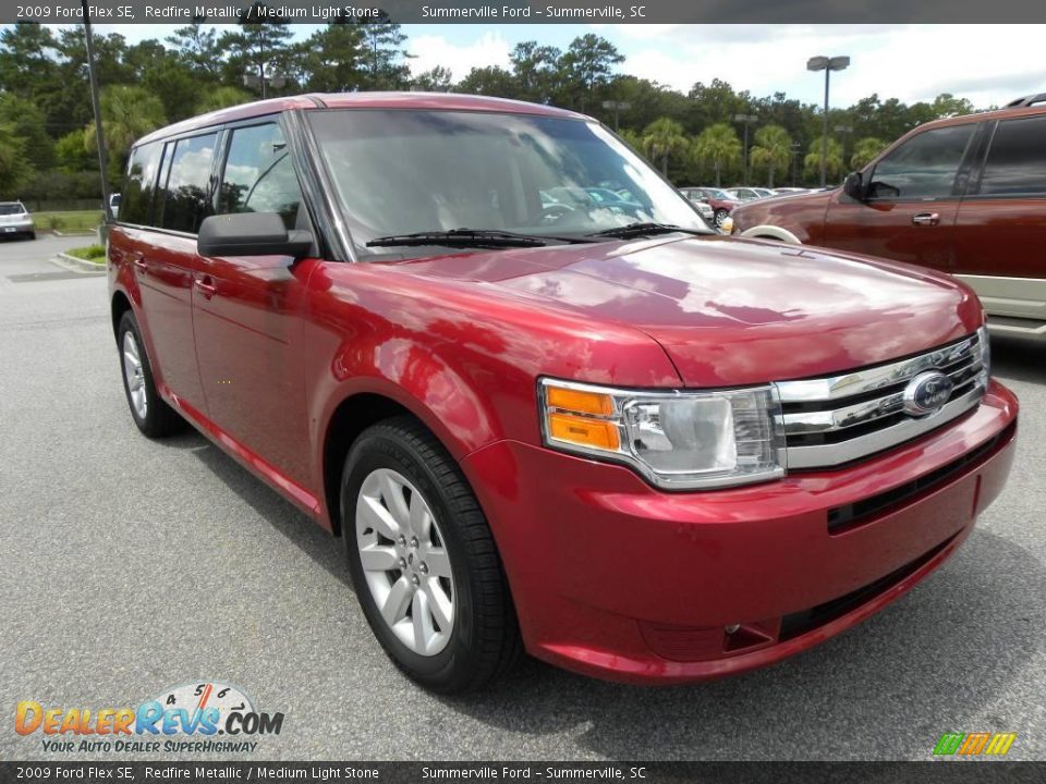 2009 Ford Flex SE Redfire Metallic / Medium Light Stone Photo #1
