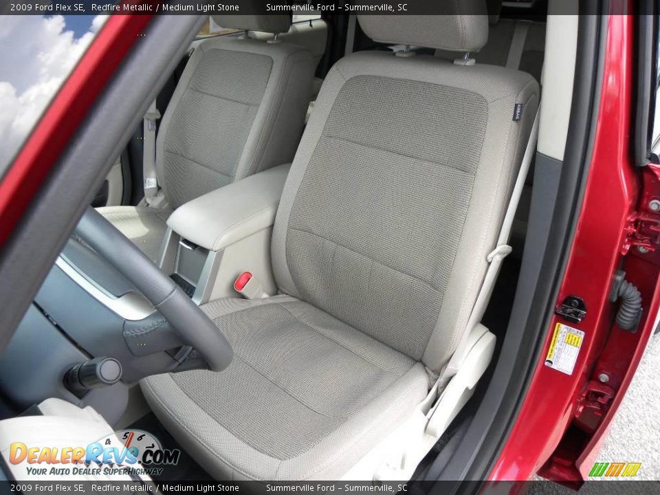 2009 Ford Flex SE Redfire Metallic / Medium Light Stone Photo #5