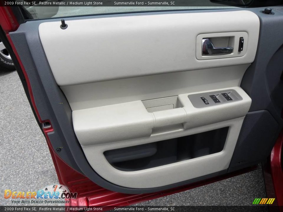 2009 Ford Flex SE Redfire Metallic / Medium Light Stone Photo #6