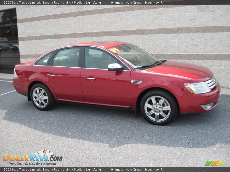 2009 Ford Taurus Limited Sangria Red Metallic / Medium Light Stone Photo #1