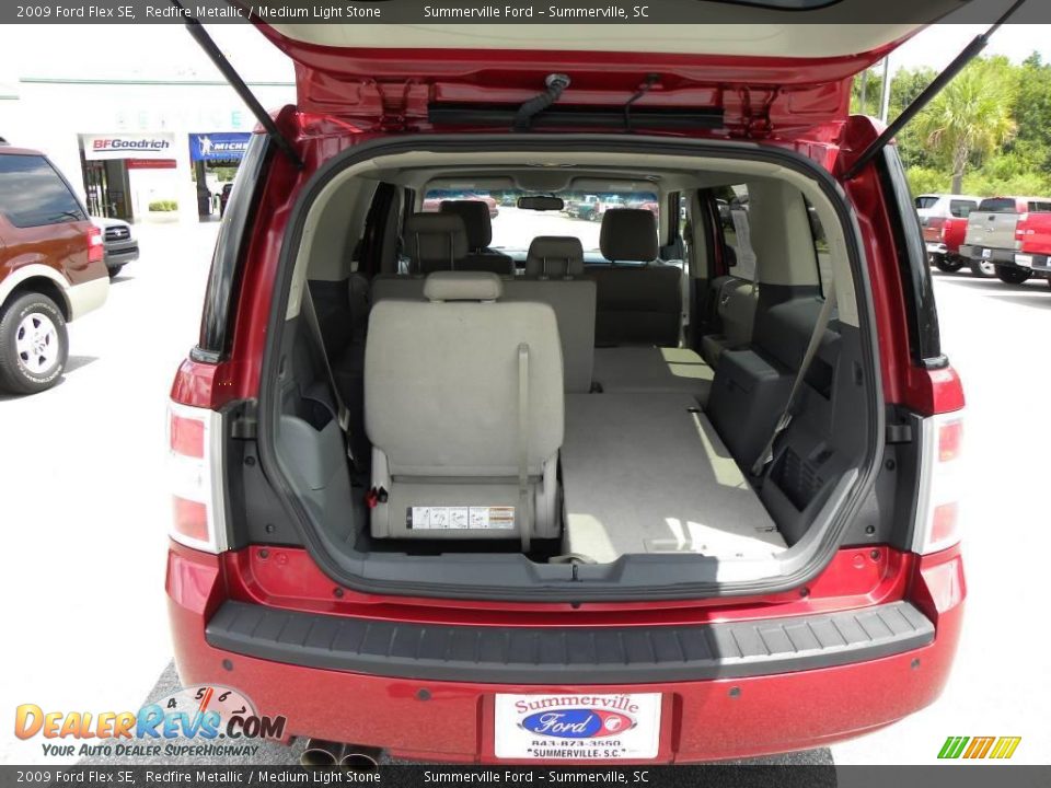 2009 Ford Flex SE Redfire Metallic / Medium Light Stone Photo #15
