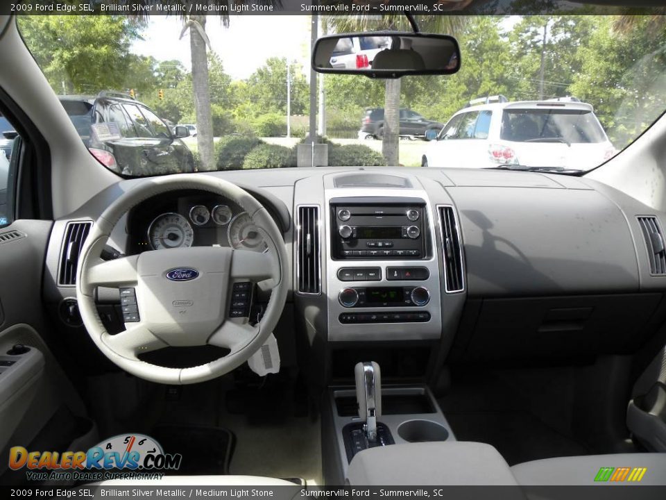 2009 Ford Edge SEL Brilliant Silver Metallic / Medium Light Stone Photo #3