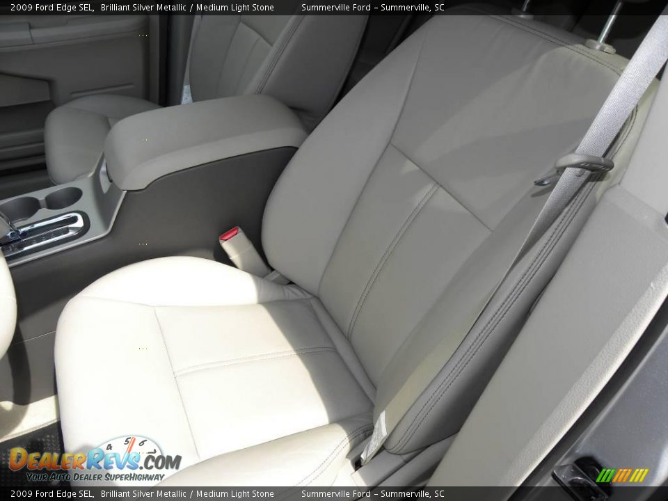 2009 Ford Edge SEL Brilliant Silver Metallic / Medium Light Stone Photo #4