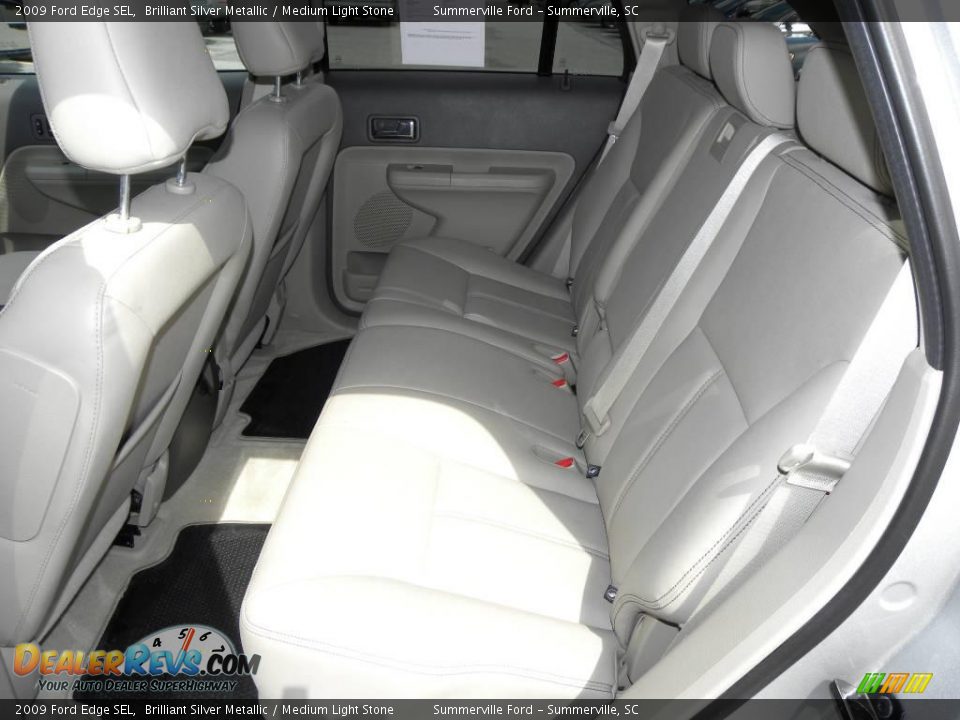 2009 Ford Edge SEL Brilliant Silver Metallic / Medium Light Stone Photo #6