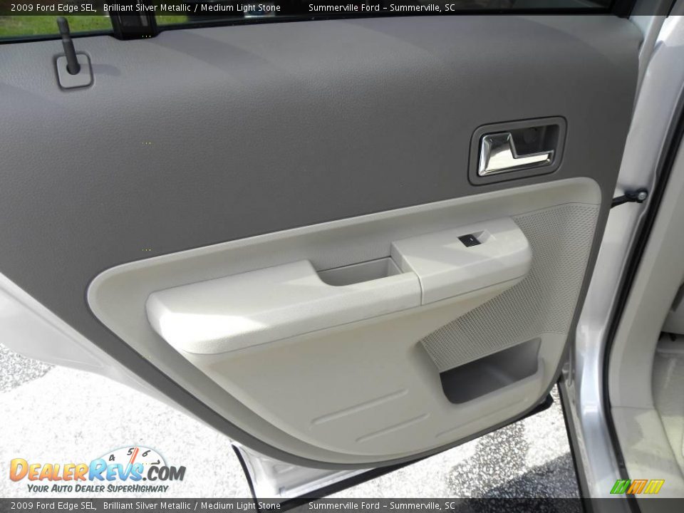 2009 Ford Edge SEL Brilliant Silver Metallic / Medium Light Stone Photo #7