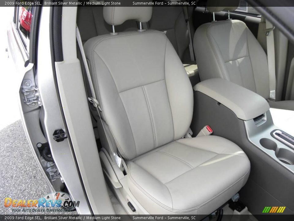 2009 Ford Edge SEL Brilliant Silver Metallic / Medium Light Stone Photo #8