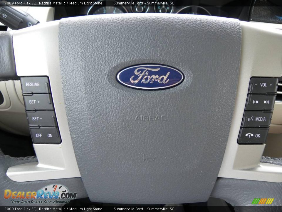 2009 Ford Flex SE Redfire Metallic / Medium Light Stone Photo #22