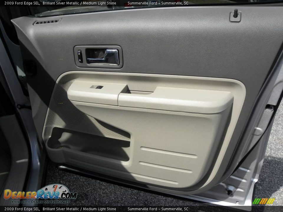 2009 Ford Edge SEL Brilliant Silver Metallic / Medium Light Stone Photo #9