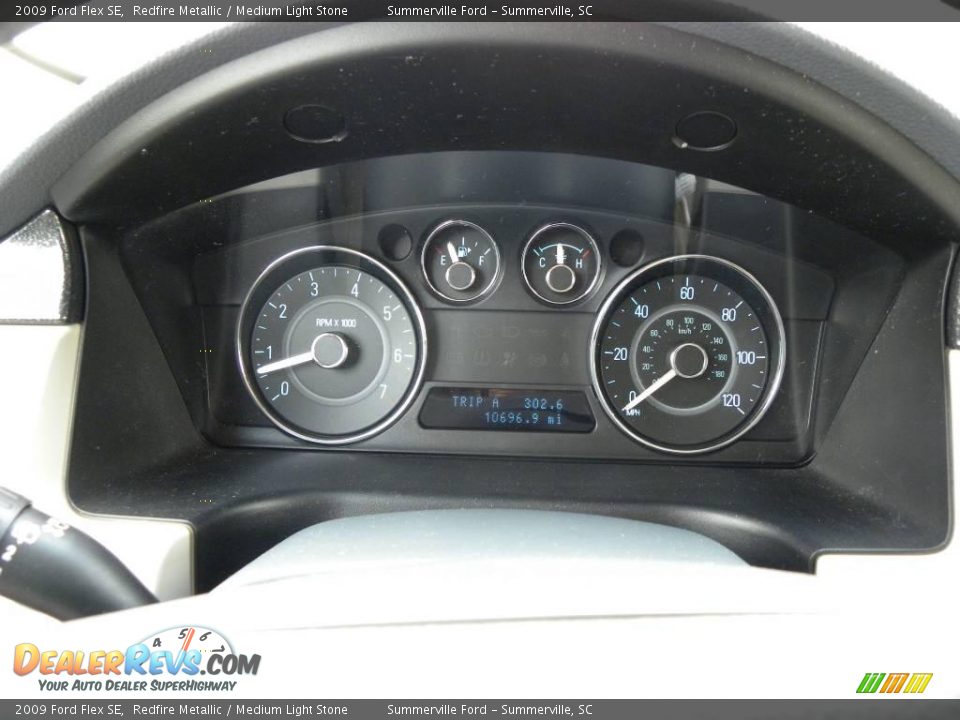 2009 Ford Flex SE Redfire Metallic / Medium Light Stone Photo #23