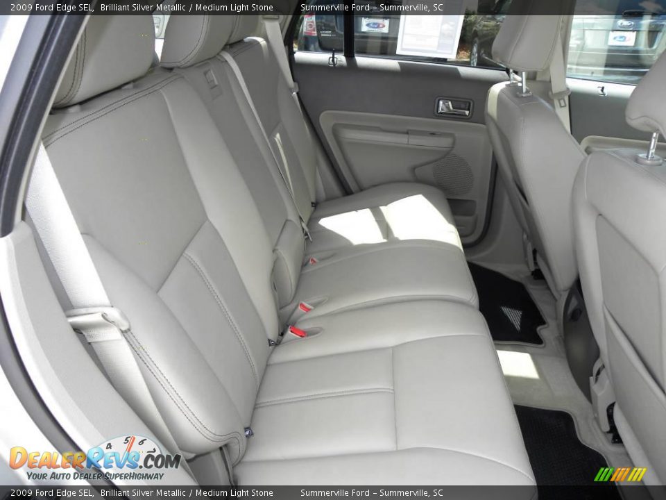 2009 Ford Edge SEL Brilliant Silver Metallic / Medium Light Stone Photo #10