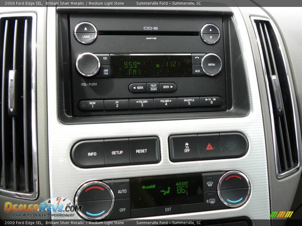 2009 Ford Edge SEL Brilliant Silver Metallic / Medium Light Stone Photo #21