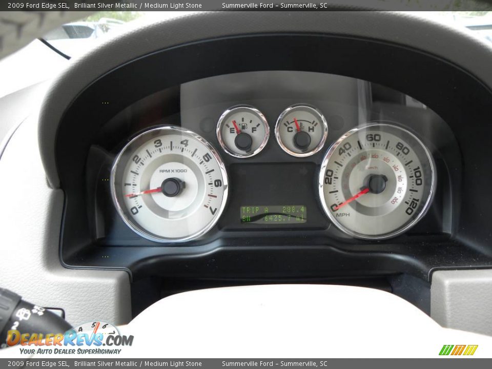 2009 Ford Edge SEL Brilliant Silver Metallic / Medium Light Stone Photo #23