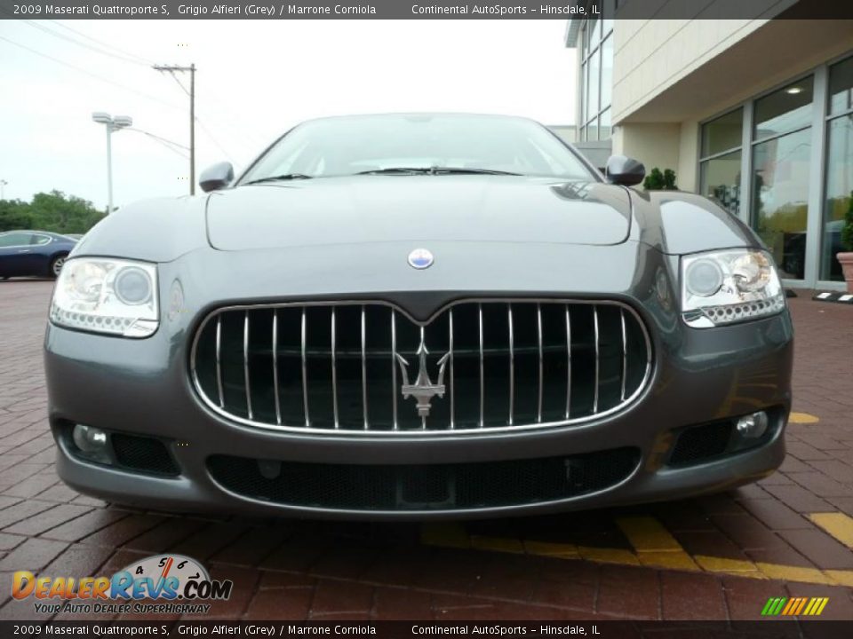 2009 Maserati Quattroporte S Grigio Alfieri (Grey) / Marrone Corniola Photo #4