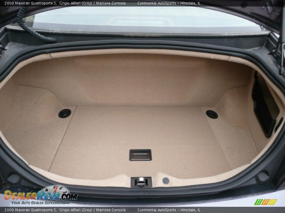 2009 Maserati Quattroporte S Grigio Alfieri (Grey) / Marrone Corniola Photo #10