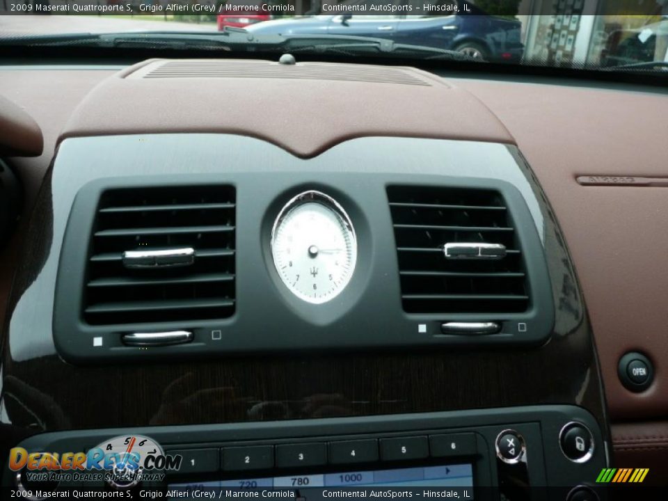 2009 Maserati Quattroporte S Grigio Alfieri (Grey) / Marrone Corniola Photo #15
