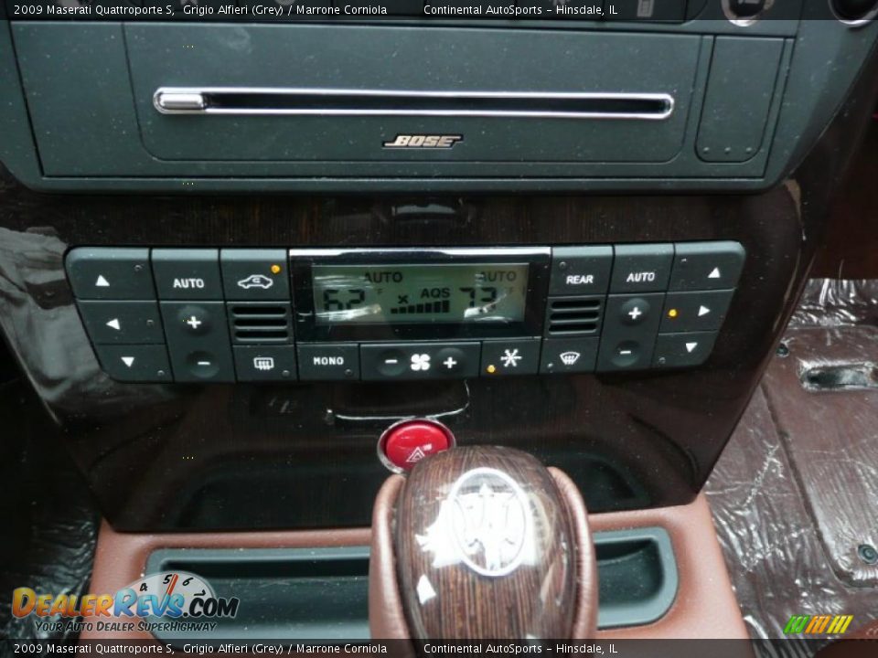 2009 Maserati Quattroporte S Grigio Alfieri (Grey) / Marrone Corniola Photo #17