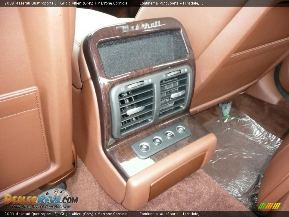 2009 Maserati Quattroporte S Grigio Alfieri (Grey) / Marrone Corniola Photo #21