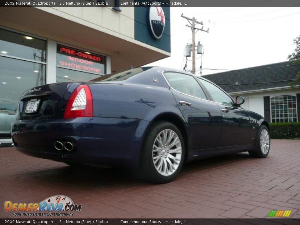 2009 Maserati Quattroporte Blu Nettuno (Blue) / Sabbia Photo #2