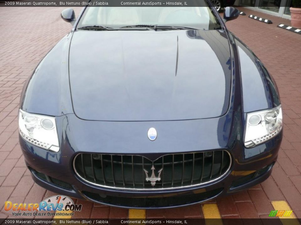 2009 Maserati Quattroporte Blu Nettuno (Blue) / Sabbia Photo #4