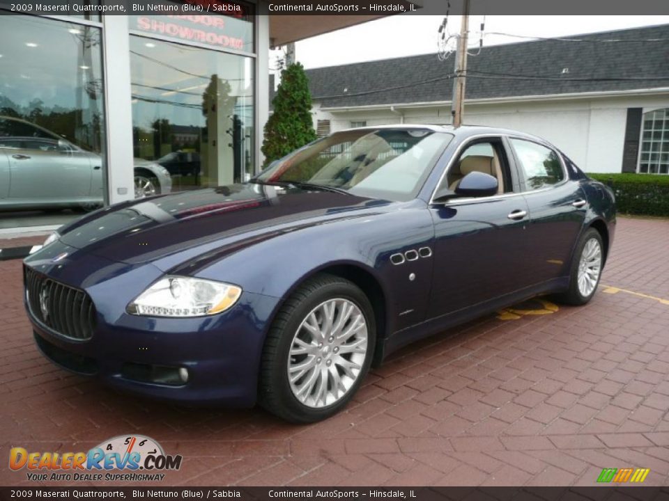 2009 Maserati Quattroporte Blu Nettuno (Blue) / Sabbia Photo #5