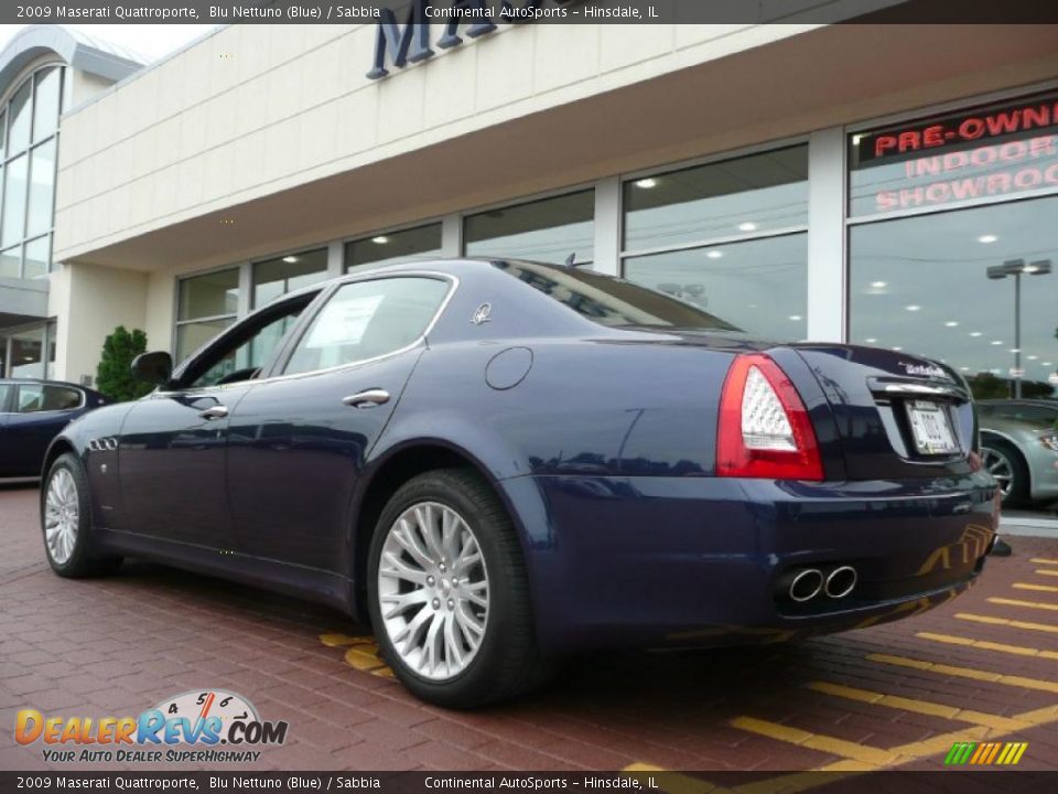 2009 Maserati Quattroporte Blu Nettuno (Blue) / Sabbia Photo #6