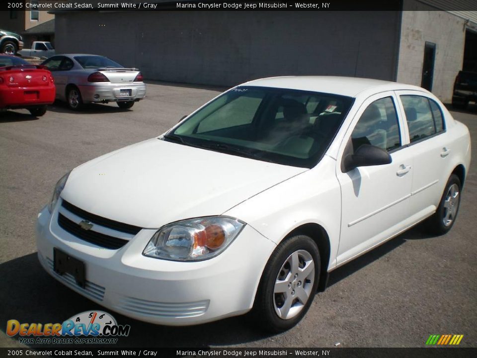 2005 Chevrolet Cobalt Sedan Summit White / Gray Photo #1