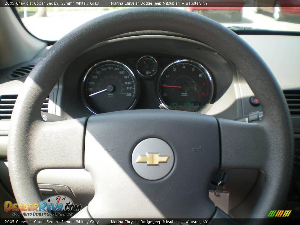 2005 Chevrolet Cobalt Sedan Summit White / Gray Photo #6