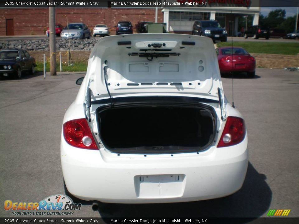 2005 Chevrolet Cobalt Sedan Summit White / Gray Photo #18