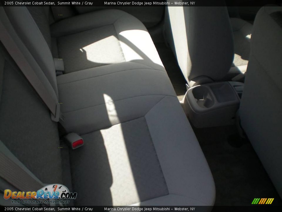 2005 Chevrolet Cobalt Sedan Summit White / Gray Photo #21