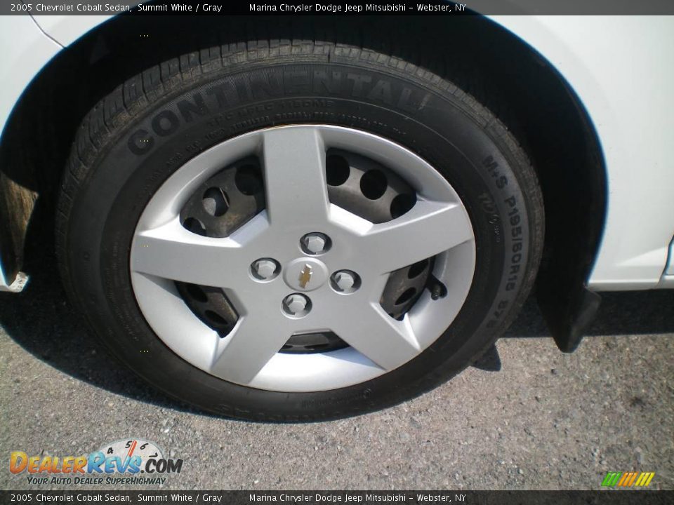 2005 Chevrolet Cobalt Sedan Summit White / Gray Photo #24