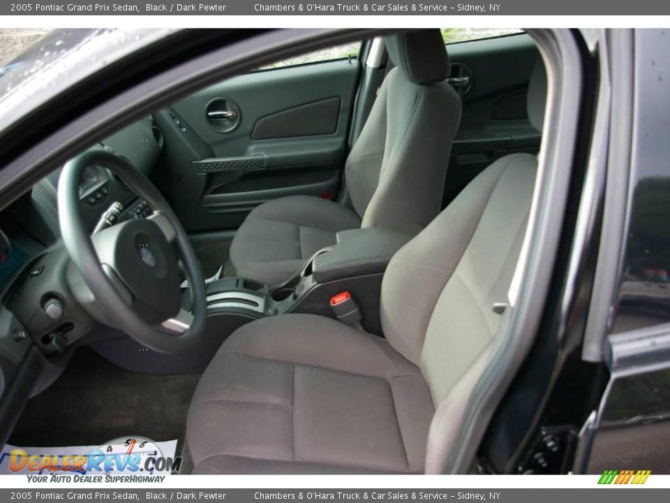 2005 Pontiac Grand Prix Sedan Black / Dark Pewter Photo #3