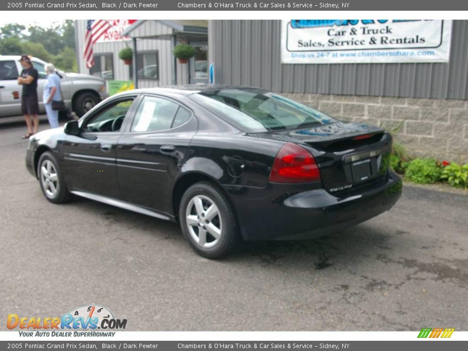 2005 Pontiac Grand Prix Sedan Black / Dark Pewter Photo #8