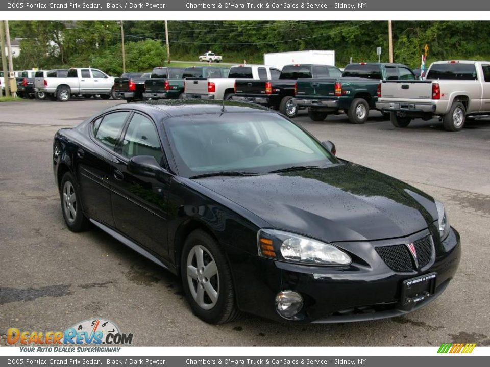 2005 Pontiac Grand Prix Sedan Black / Dark Pewter Photo #14