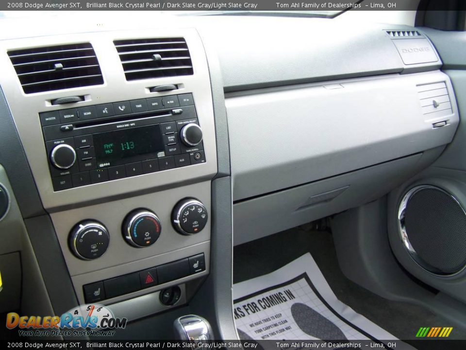 2008 Dodge Avenger SXT Brilliant Black Crystal Pearl / Dark Slate Gray/Light Slate Gray Photo #17