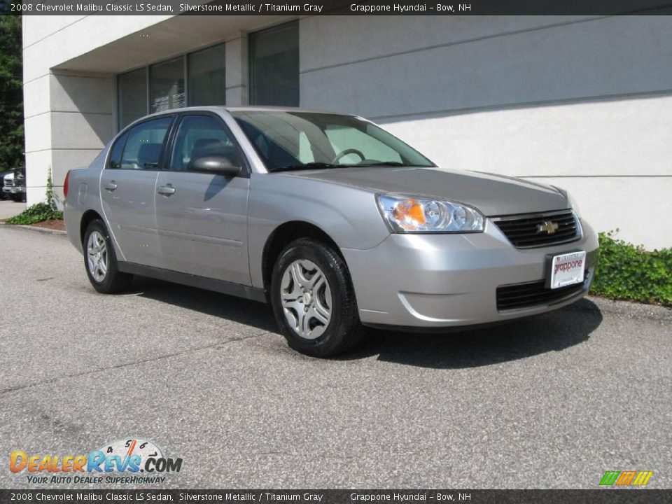 2008 Chevrolet Malibu Classic LS Sedan Silverstone Metallic / Titanium Gray Photo #1
