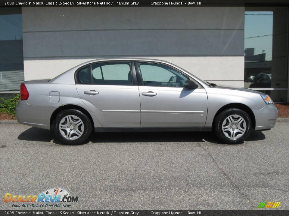 2008 Chevrolet Malibu Classic LS Sedan Silverstone Metallic / Titanium Gray Photo #2