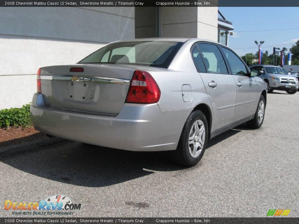 2008 Chevrolet Malibu Classic LS Sedan Silverstone Metallic / Titanium Gray Photo #3