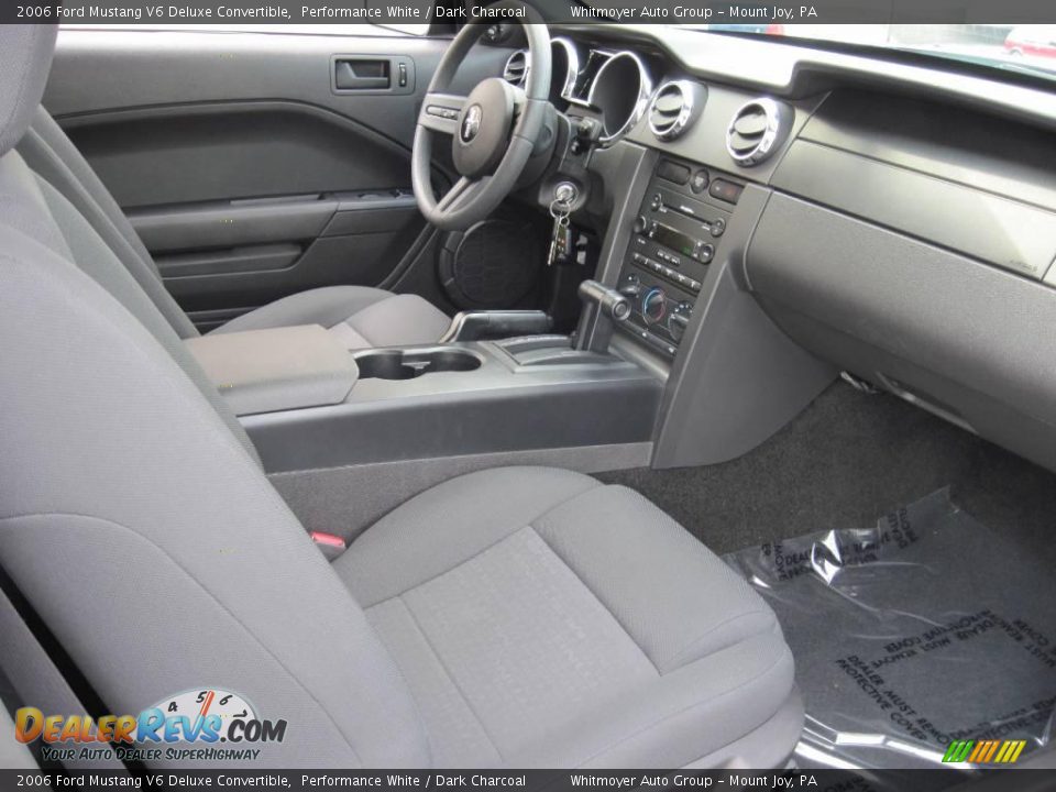 2006 Ford Mustang V6 Deluxe Convertible Performance White / Dark Charcoal Photo #5