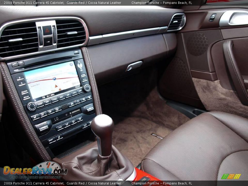 2009 Porsche 911 Carrera 4S Cabriolet Guards Red / Cocoa Natural Leather Photo #11