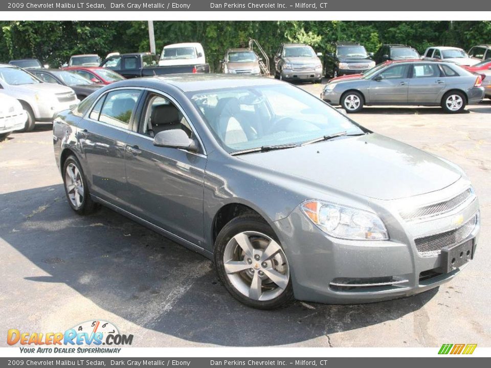 2009 Chevrolet Malibu LT Sedan Dark Gray Metallic / Ebony Photo #3