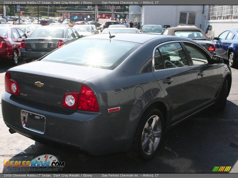 2009 Chevrolet Malibu LT Sedan Dark Gray Metallic / Ebony Photo #5