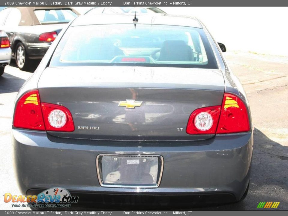 2009 Chevrolet Malibu LT Sedan Dark Gray Metallic / Ebony Photo #6