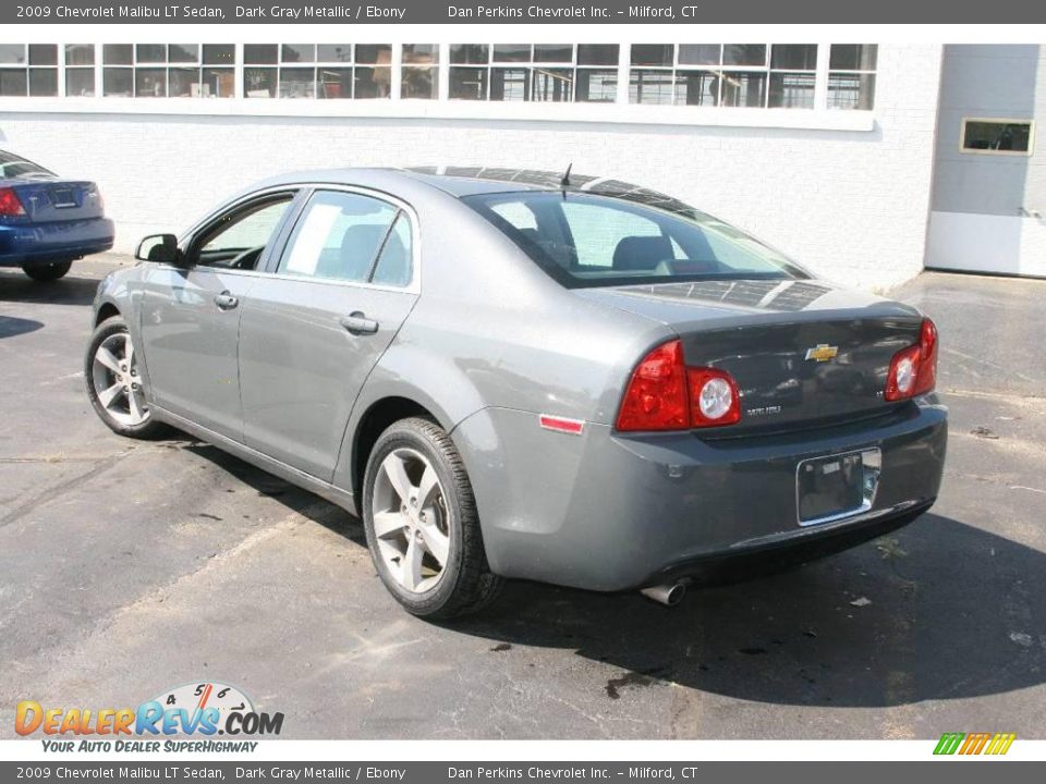 2009 Chevrolet Malibu LT Sedan Dark Gray Metallic / Ebony Photo #7