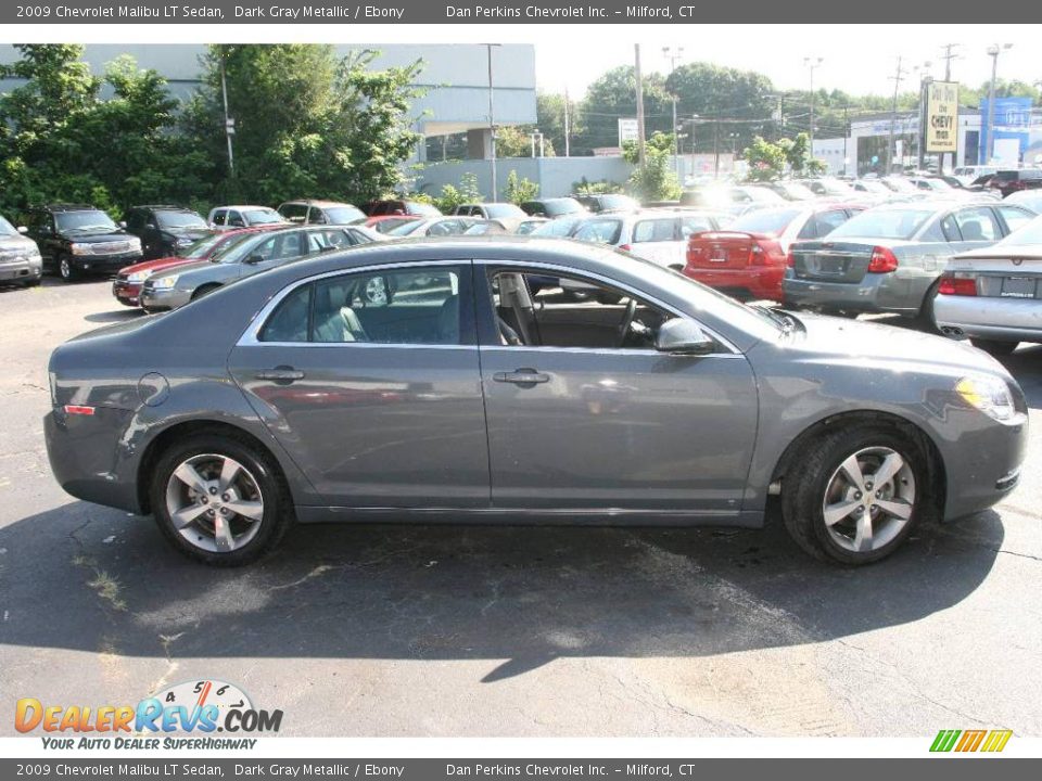 2009 Chevrolet Malibu LT Sedan Dark Gray Metallic / Ebony Photo #8