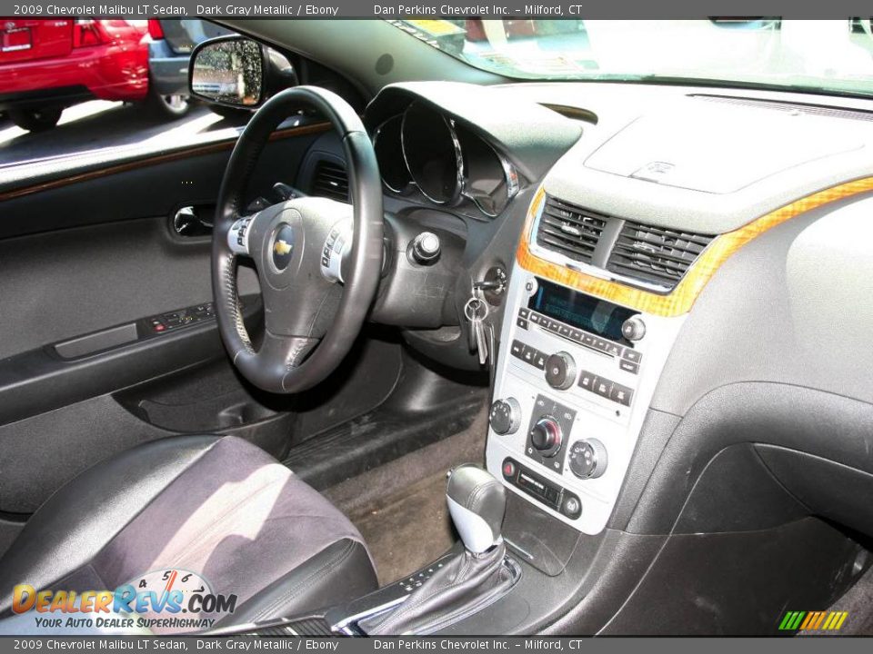 2009 Chevrolet Malibu LT Sedan Dark Gray Metallic / Ebony Photo #9